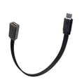 thumbnail image 4 of 90 Degree Angled Microed USB Extension Cable Flat Silicone Charging Data Cord For Smartphones Tablets Cameras, 4 of 8