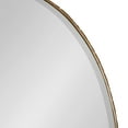 thumbnail image 3 of Kate and Laurel Elmora Glam Oval Ornate Wall Mirror, 23 x 32, Gold, Rounded Bathroom Mirror with Beveled Edge for Use as Vertical or Horizontal Mirror, 3 of 8
