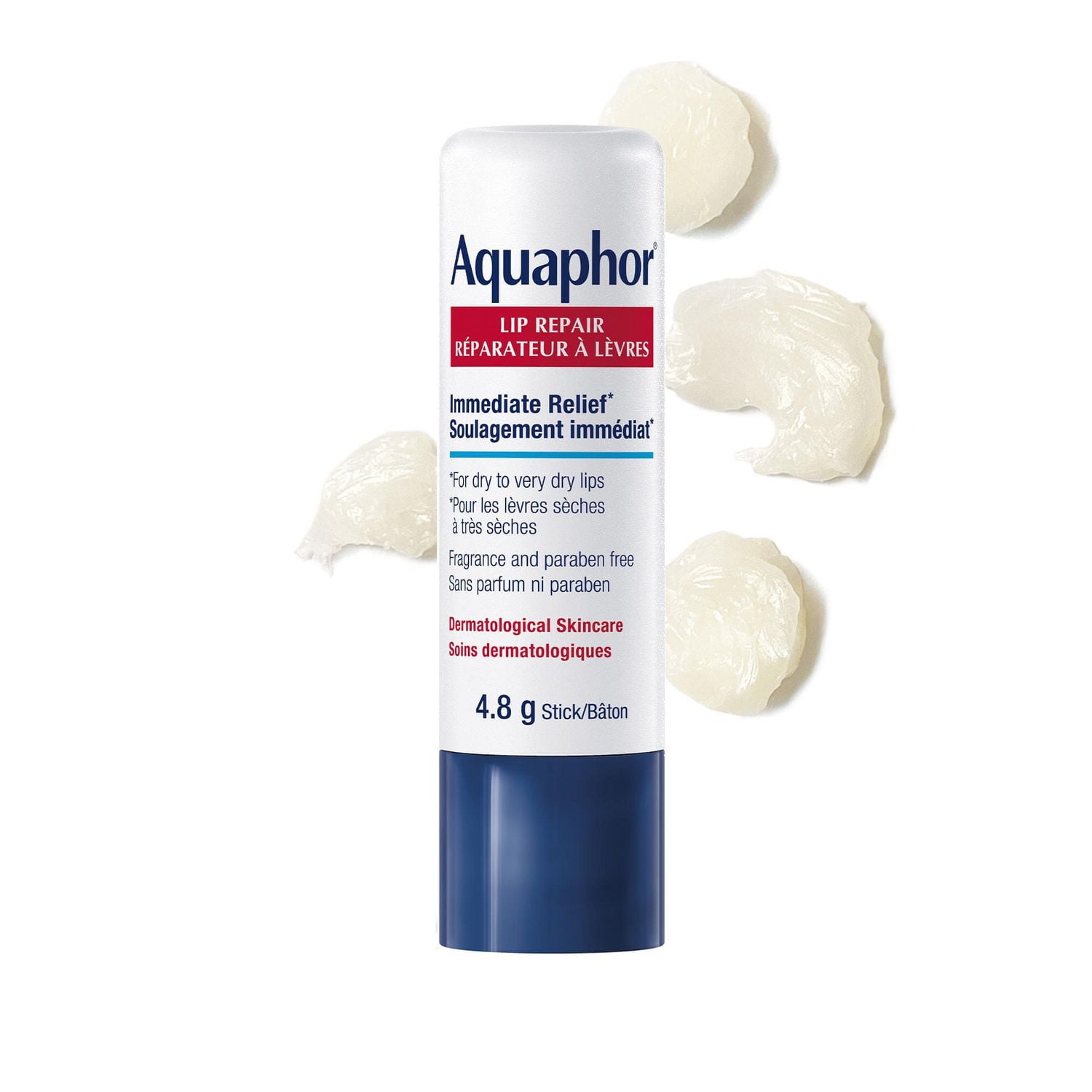 Aquaphor Lip Repair Lip Balm Stick for Dry, Chapped and Cracked Lips, 4.8g stick