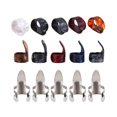 thumbnail image 4 of 15Pcs DIY Thumb Forefinger Metal Xylonite Finger Picks Protector Accessory with Storage Box for Electric Acoustic Guitar, 4 of 8