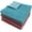 Blue & Red, variant on Dish Cloths for Washing Dishes Gray Kitchen Cloths Cleaning Cloths 12"x12" - 4 Pack