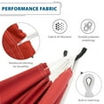 thumbnail image 2 of Vivere Sunbrella Double 2-Person Hammock with Stand and Carry Bag, Crimson, 2 of 6