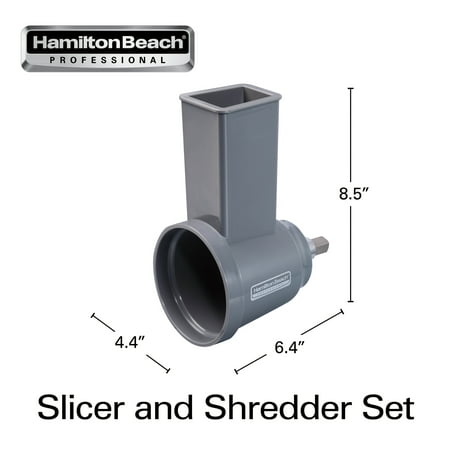Hamilton Beach Professional Stand Mixer Slicer and Shredder Attachment - GREY