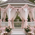 thumbnail image 6 of Feledorashia Bow Ribbon Garland, Party Bunting Decoration, Streamer for Wedding Birthday Shower Anniversary Wall Backdrop Table and Decor, Preassembled Fabric Bows with Continuous Cord and Shape, 6 of 6