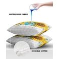 thumbnail image 5 of Cover Cushion Sofa Chair Case Pillow Decoration Office Home Cover Pillow Waterproof Sunflowers Flowe, 5 of 5