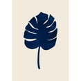 thumbnail image 3 of Artographie Studio 18x24 Black Modern Framed Museum Art Print Titled - Monstera Marble Blue, 3 of 5