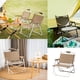 thumbnail image 3 of Silla plegable para pesca, senderismo, Picnic, música, concierto, taburete, patio trasero, barbacoa, sillas impermeables, equipo para exteriores Conjuntos de muebles de sala de estar Color arena Injueey  HA074691-01B, 3 of 6