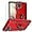 Red, variant on Galaxy A12 Phone Case, Samsung A12 Phone Case with HD Screen Protector, Military Grade Protective Cases with Ring for Samsung Galaxy A12 (Rose Gold)