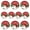 B, variant on C Christmas Paper Cups Snowman Design With Disposable Use, Party Decoration, And Paper Material For Holiday Events And Family Gatherings 3.0X3.0X5.3In 0.1Lb