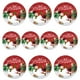 thumbnail image 2 of Decoraciones para fiestas con temática navideña Muñeco de nieve navideño Vasos de papel Platos de papel Cuchillos Tenedores y cucharas Vajilla desechable, 2 of 4