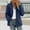 Blue, variant on Sodopo Coatigan for Women Household with Fleece Thickened Mountaineering Coat Long Sleeve Hoodless Casual Jacket