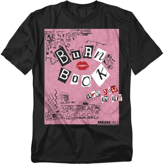 Mean Girls T-Shirt Burn Book Unisex Graphic Tee For Men & Women
