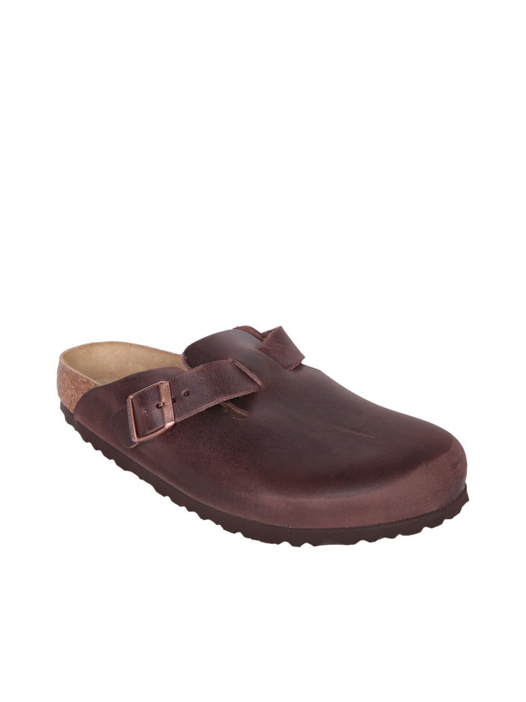 Birkenstock Female Leather Sabots Grey Sizes IT 34-50 2/3