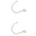 thumbnail image 2 of EeaseMX 2 piercings estilo punk para el tabique nasal, para pendientes colgantes, cadena con borlas de rombo, piercing para la nariz, piercing para el cuerpo (dorado), 2 of 8