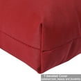 thumbnail image 2 of 2-Piece High Back Patio Chair Cushions for Rocking & Adirondack Chairs, Waterproof Outdoor Seat & Back Cushions with Recycled Foam, 44"x22"x4", Red 2-Pack, 2 of 9