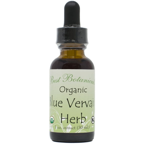 Best Botanicals Organic Blue Vervain Herb Extract 1 oz.