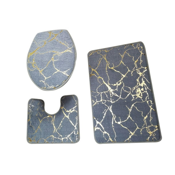 Baño Alfombras para Baño Baño Alfombras Conjuntos 3 Piezas de Alfombra de Baño, Alfombra de Bañera Antideslizante Ultra Suave Y Alfombra de Baño Absorbente, Alfombra de Baño, Alfombra de Baño Alfombra