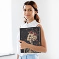 thumbnail image 6 of FORMRS 3 Ring Binder 1.5 inch with Pockets Set of 2 Clip Board 200 Sheets Capacity, Skeleton with Flowers Pattern, 6 of 8