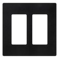 thumbnail image 1 of Placa de Pared Lutron Claro 2 Gang Satinada Medianoche, 1 of 6