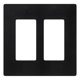 thumbnail image 1 of Placa de Pared Lutron Claro 2 Gang Satinada Medianoche, 1 of 6