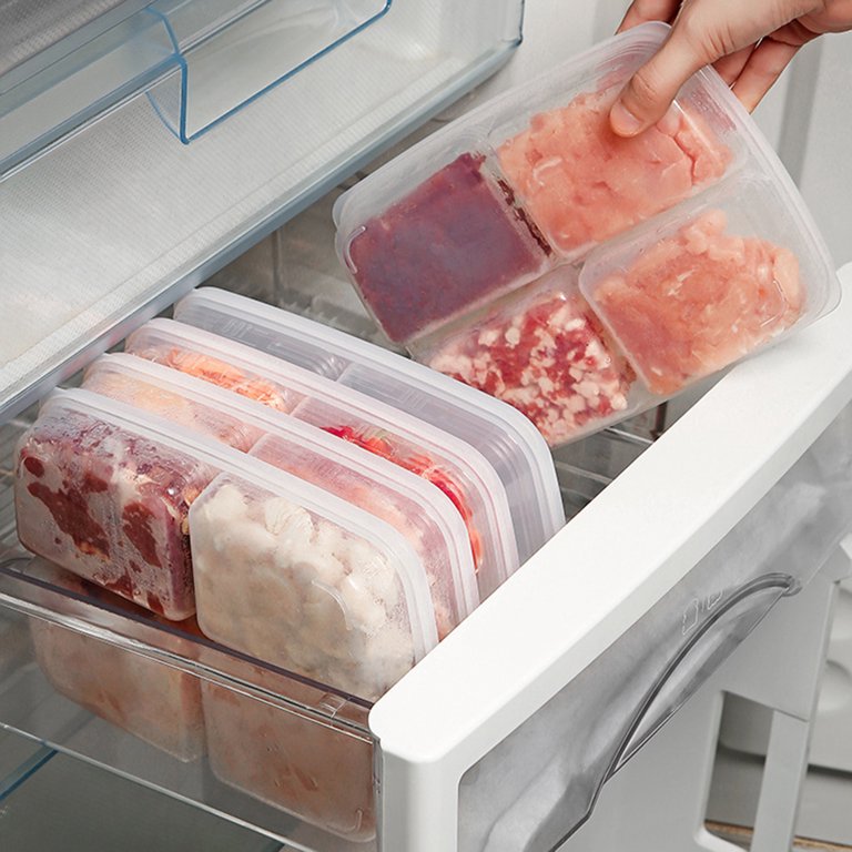 FAIZO Refrigerator Food Storage Box, Clear Acrylic Storage