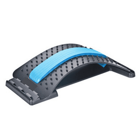 Back Massager, Magic Stretcher Fitness Equipment, Stretching Support, Waist Relaxation Companion, Back Stretcher Device for Back Stretcher, Waist Stretcher, Gain Muscle Tone, Blue
