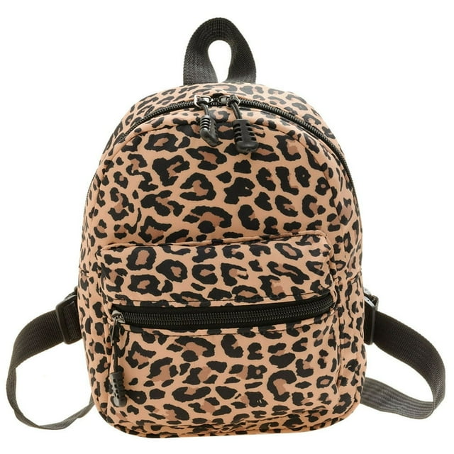 New Fashion Women Animal Pattern Printing Backpack Casual Small Handbags (D)