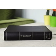 Niv, Thompson Chain-Reference Bible, Handy Size, European Bonded Leather, Black, Red Letter, Comfort Print, (Hardcover)