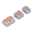 thumbnail image 4 of 60Pcs PCT Lever Wire Connectors Anti Aging Press Type Quick Connect Lever Cable Connectors 250V 4KV, 4 of 5