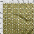 thumbnail image 3 of oneOone Rayon Olive Green Fabric Autumn Sewing Craft Projects Fabric Prints By Yard 56 Inch Wide, 3 of 4