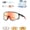 Black, variant on UV400 Polarized Photochromic Safety Glasses, PC Lens Impact Resistant Eyewear for Work Sports Driving Cycling Fishing