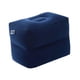 thumbnail image 3 of Pies y piernas de almohada almohada almohada de reposapiés cómodos reposapié de reposapiés almohada de reposapiés inflable para viajar a casa Azul, 3 of 8