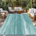 thumbnail image 2 of Duck Green Outdoor Rug for Patio/Deck/Porch, Non-Slip Large Area Rug 5 x 7 Ft, Vintage Modern Abstract Art Ombre Indoor Outdoor Rugs Washable Area Rugs, Reversible Camping Rug Carpet Runner, 2 of 8