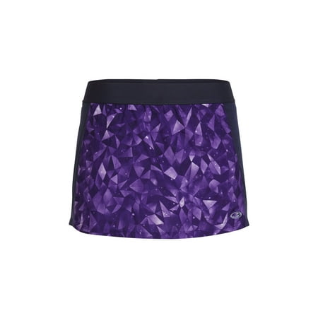 Icebreaker Women's Cool-Lite Comet Skort Lattice Sky Aura/Stealth M