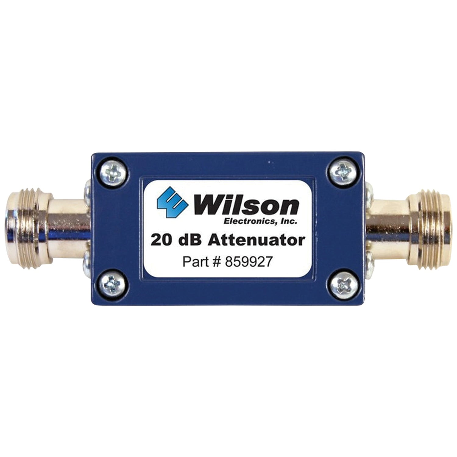 Wilson Electronics 859927 50? Cellular Signal Attenuator with NFemale Connectors (20dB