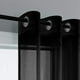 thumbnail image 2 of Cortinas transparentes Mrs. Naturall, color negro, 213 cm de largo, para sala de estar, 2 of 7