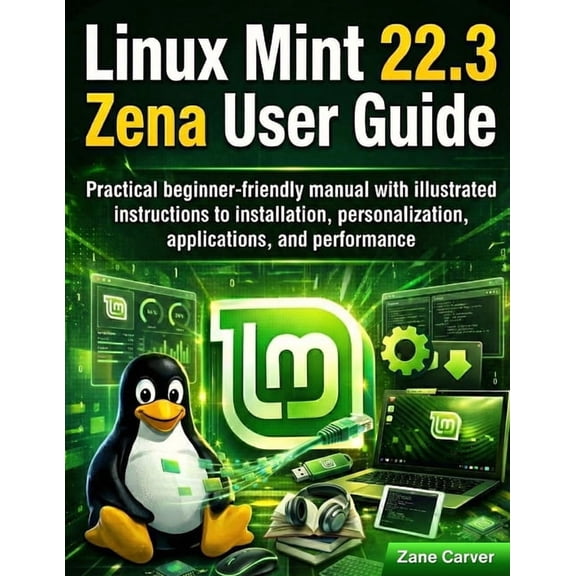 Linux Mint 22.3 Zena User Guide: Practical beginner-friendly manual with illustrated instructions to installation, perso, (Paperback)