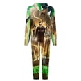 thumbnail image 5 of Goosebumps Unisex Onesie Pajamas Zipper Jumpsuit Hooded One Piece Sleepwear for Family Mens Womens, 5 of 7