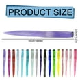 thumbnail image 3 of Colored Clip in Hair Extensions - Mixed Colors Straight Synthetic Fiber, Heat Friendly Hair Pieces, Easy-to-Apply Hair Extensions for Length Volume and Style, Multi-Tonal Fashion Hair Accessory, 3 of 9