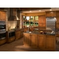 thumbnail image 4 of Amerock Lattice 18 in (457 mm) Center-to-Center Distressed Brass Appliance Pull, 4 of 5