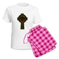 thumbnail image 5 of CafePress - Dulahan Weathered Cross Women's Light Pajamas - Women's Short Sleeve Print T-Shirt and Pants Light Cotton Pajama Set, 5 of 7