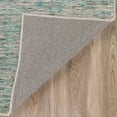 thumbnail image 4 of 8' X 8' Green Octagon Wool Hand Loomed Handmade Area Rug, 4 of 5