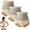 Beige, variant on 3 Pack 4-in-1 Micro-Particle Thermogenic Fat Burning Sculpting Shorts for Women, High Waisted Tummy Control Yoga Pants, Breathable Workout Compression Shorts for Yoga and Running, 2XL
