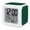 Dark Green, variant on Navy Blue Digital Alarm Clock for Bedrooms,Smart LED Alarm Clock with 7 Color Changing Night Light,Geometric Leaf Diamond Plaid Abstract Check Silent Wake Up Clocks for Sleep Study Cooking 3.2"x3.2"