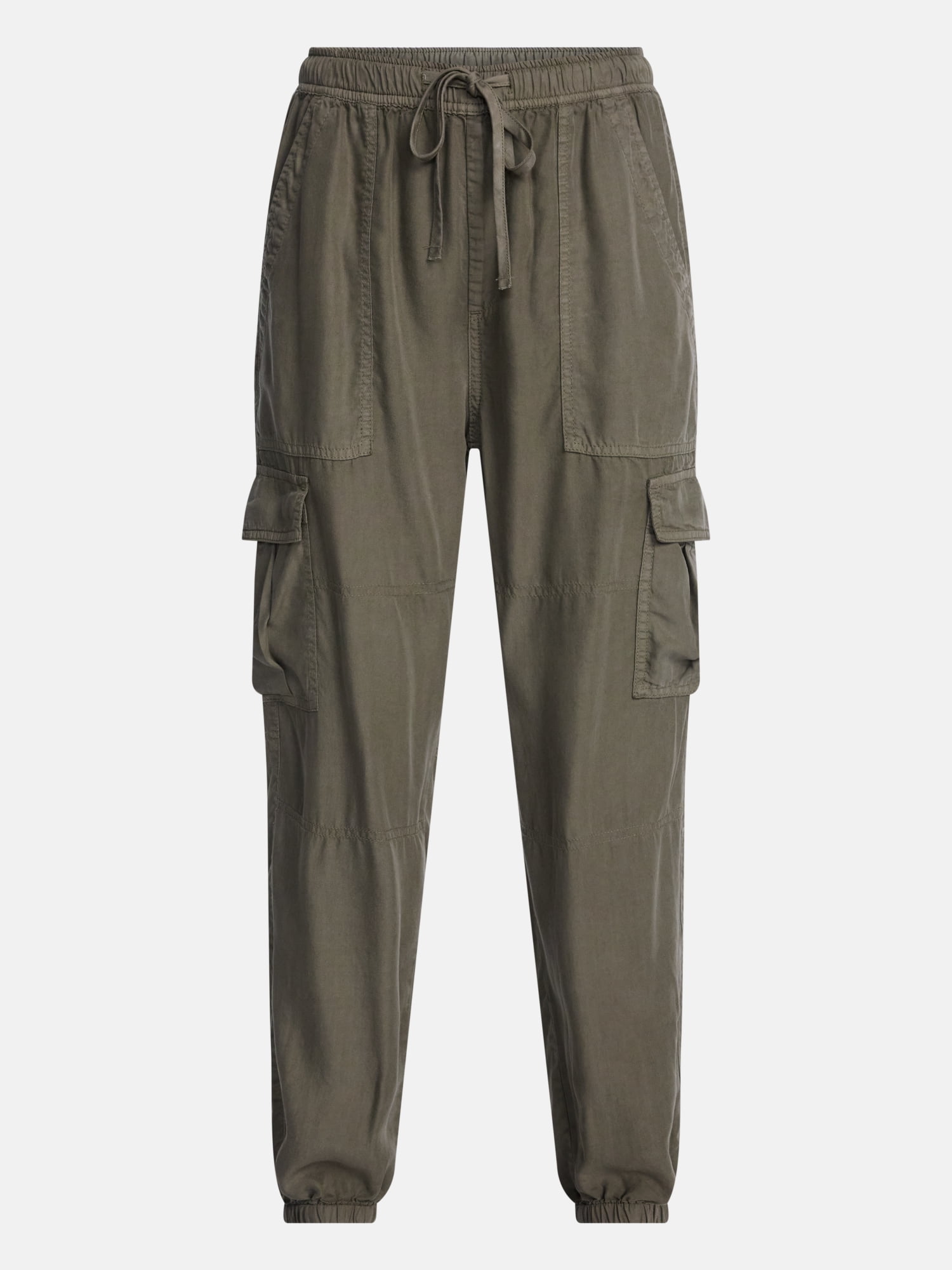 Scenario Women's Soft Fluid Cargo Joggers, 28" Inseam, Sizes XS-XXXL