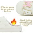 thumbnail image 6 of BERANMEY MAMA Bear Slippers for Women Warm Memory Foam Plaid Print Fuzzy Indoor Outdoor Non-Slip House Shoes for Women and Men, 6 of 9
