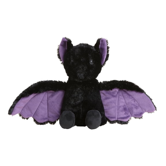 Warmies Bat with Purple Wings Stuffed Animal, Microwavable Heated Plushie and Weighted Soft Plush Toy