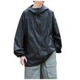 thumbnail image 1 of Upf50+ Half Zipper Design Sun Clothing Uv Hooded Sun Fishing Jacket 5XL, 1 of 6