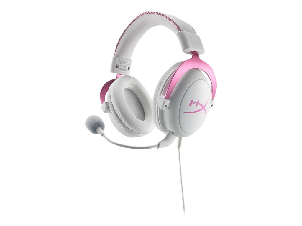 hyperx cloud pink and white