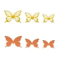 thumbnail image 1 of Leutsin 24 Pieces Of 3D Metal Texture Double-layer Butterfly Wall Stickers, 1 of 2